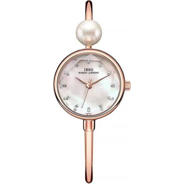 (Rose Golden) Elegant Silver Women Watch Luxury Brand Diamond Female Wristwatch Waterproof