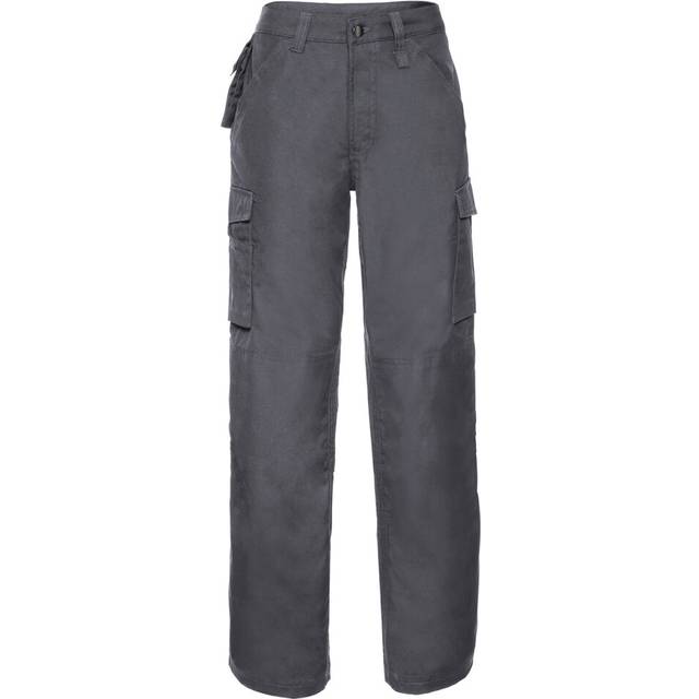 (36L, Convoy Grey) Russell Mens Heavy Duty Work Trousers