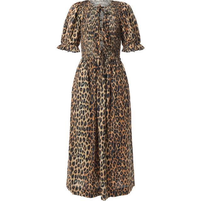 Damson Madder Bluebelle Cotton Midi Dress - UK 8 - Multi