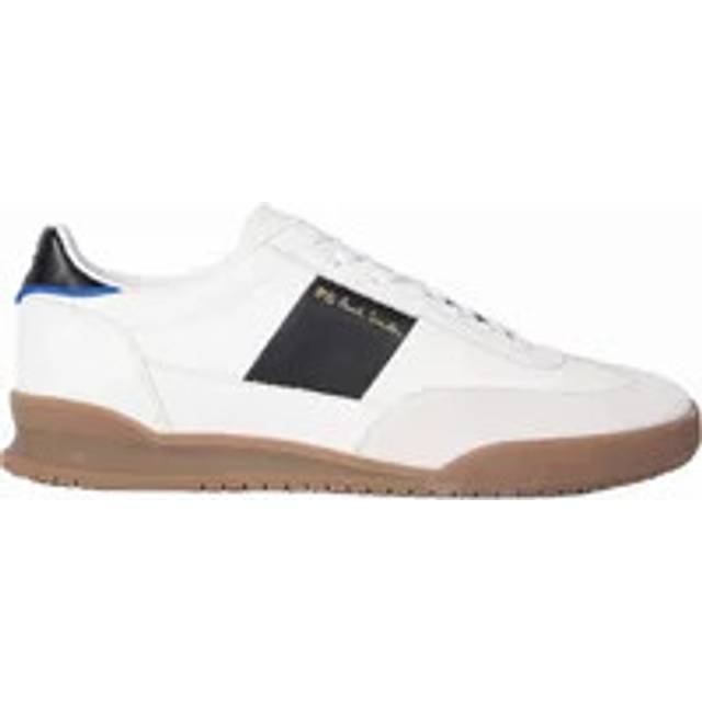 PS Paul Smith Mens Shoe Dover White Black Side Panel Herr Stl. 44 - Sneakers Från Magasin - Hvid (44)