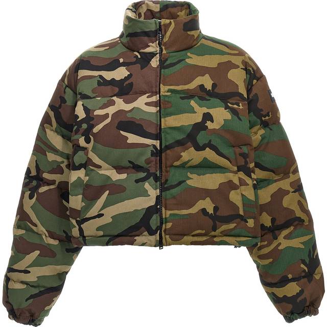 Vetements-Camouflage Down Jacket Giacche Verde-Donna - Green - M