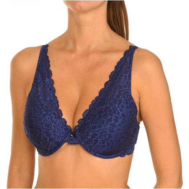 Guess Womens bra with underwire and elastic sides O77C03PZ00A - Blue - Size 30B