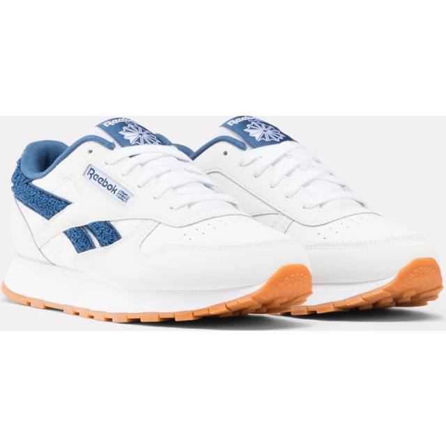 Boy's reebok juniors classic leather shoes in white
