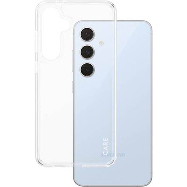 CARE by PanzerGlass Urban Combat - Bagsidecover til mobiltelefon - med klart ramme - plastik - gennemsigtig - for Samsung Galaxy S24 FE