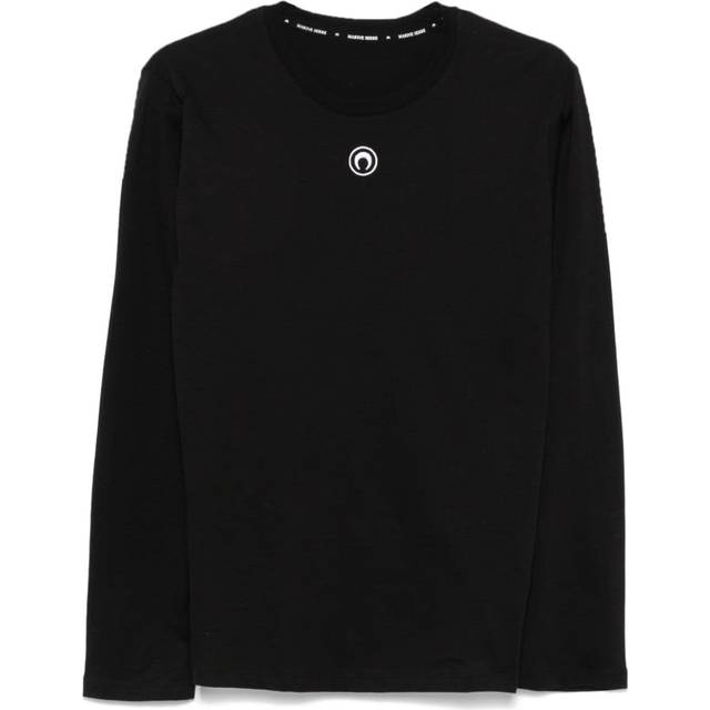 Marine Serre - moon-logo T-shirt - men - Organic Cotton - XXL - Black