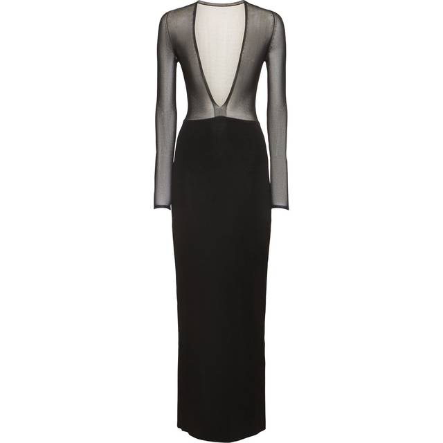 Sansa Knitted Viscose Blend Midi Dress