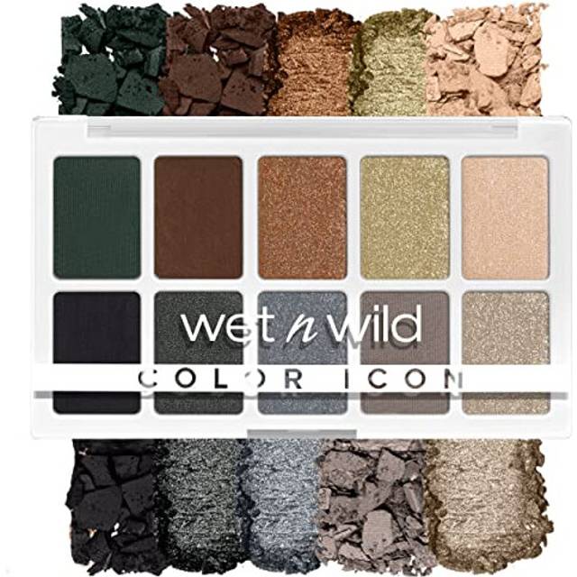 Wet 'n' Wild, Color Icon 10-Pan Palette, Eyeshadow Palette, 10 Richly Pigmented Colors for Everyday Makeup, Long-Lasting and Easy to Blend Formula,