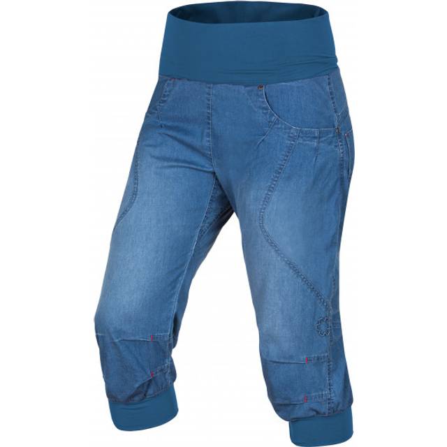 Climbing jeans shorts for women Ocun Noya - Bleu