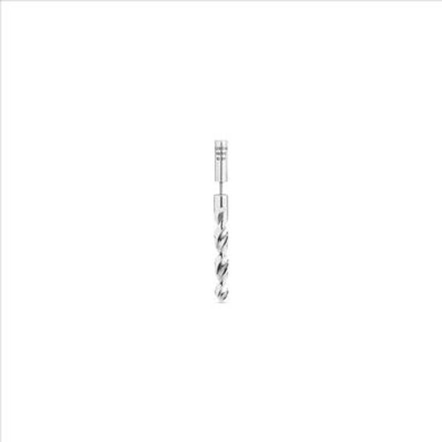 Balenciaga City Drill Earring - Silver - Unisex - Brass