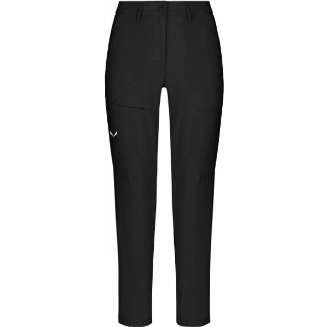 Salewa - Women's Puez Dolomitic 2 DST Reg Pant - Walking trousers size 38 - Short, black