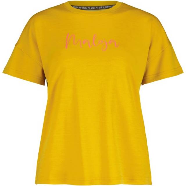 Maloja - Women's HongarM. Puzzle 2 - T-shirt size S, yellow