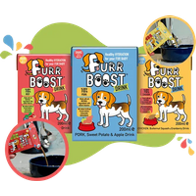 FURR BOOST Healthy Hydration For Your Fur Baby For Dogs | Style: Pork | Size: 400ml