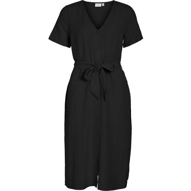 Short Sleeved Midi Dress