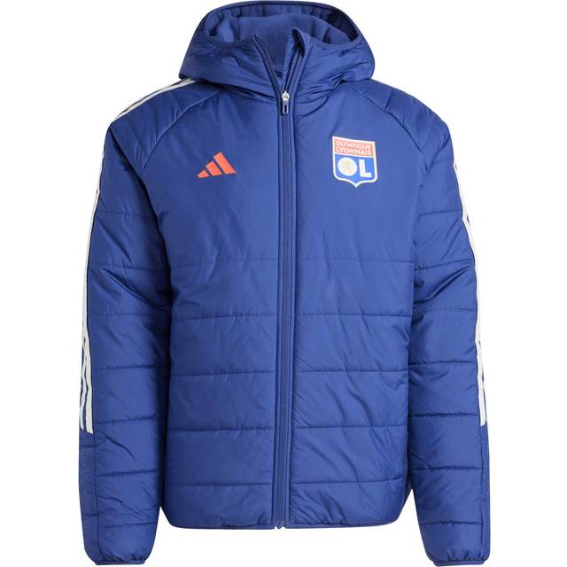 Olympique Lyon adidas Winter Jacket - Navy