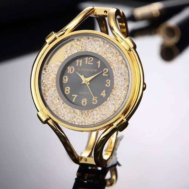 (126Gold Black) Women Watches 2023 New Luxury Brand Watch Gold Silver Lady Dress Fashion