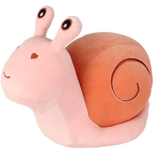 14.9 Inches Cute Cartoon Snail Doll Plush Toy Children?s Birthday Gift Big Snail Pillow Doll (Pink