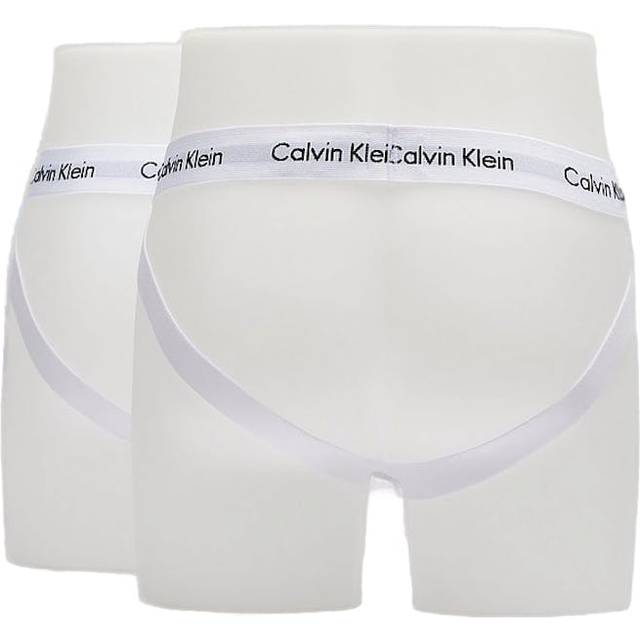 2 Pack White Cotton Stretch Jock Strap Briefs Men's Medium - Calvin Klein