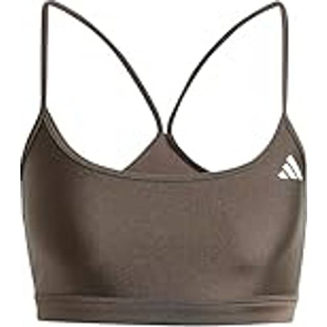 adidas Sport Performance - Sport-bh Aero LS Bra - Grön