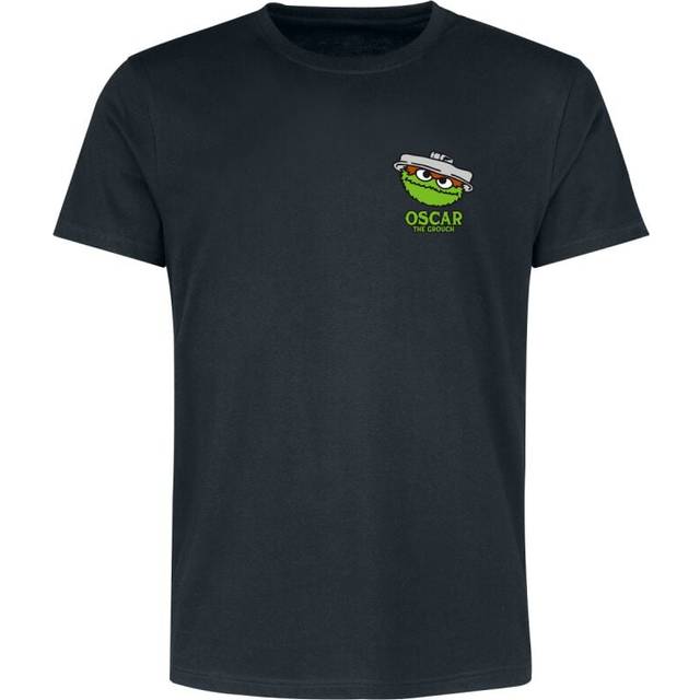 Sesame Street Oscar the Grouch - Nope - back print T-Shirt black