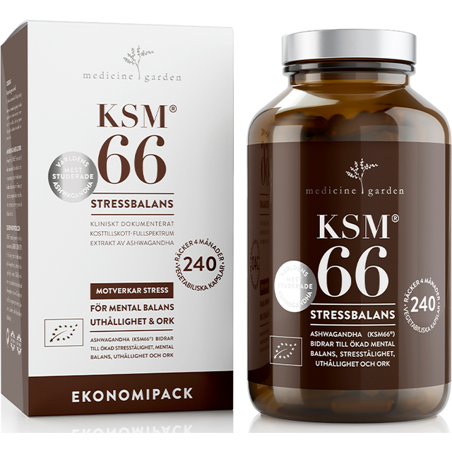 KSM66 Ashwagandha Eko 240 kapslar