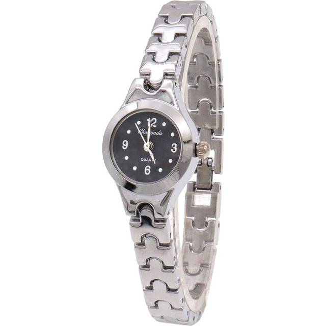 (O137SilverH) Cute Women Watch Mujer Golden Relojes Small Dial Quartz Watch Popular