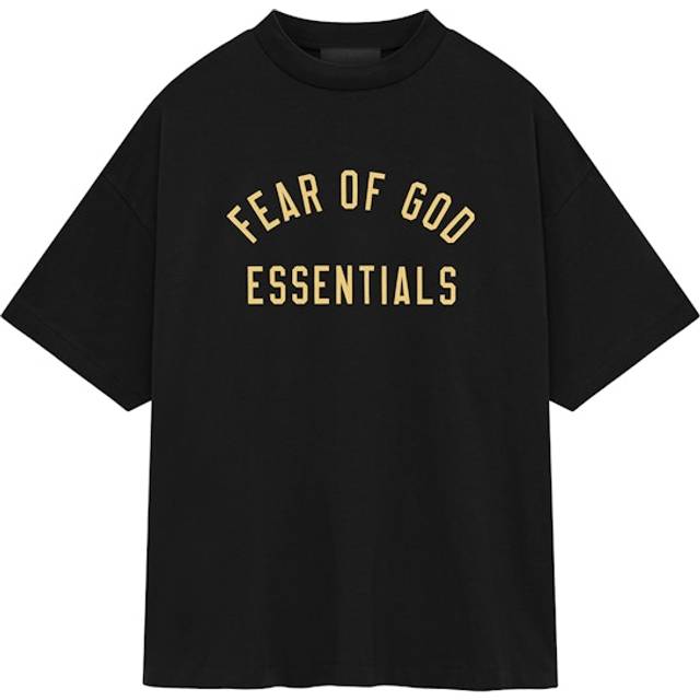 FEAR OF GOD ESSENTIALS Jersey Crewneck Tee - Black