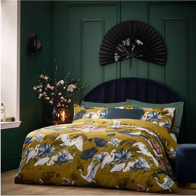 Wylder Kushiro Double Green Duvet Cover Set