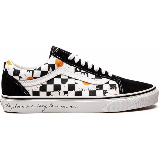 Vans Unisex Old Skool Low-Top Sneakers Black/White VN0A5KRFB0B - 3.5