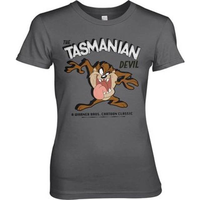 Looney Tunes T-Shirt - The Tasmanian Devil - M to XXL - for Women - dark grey