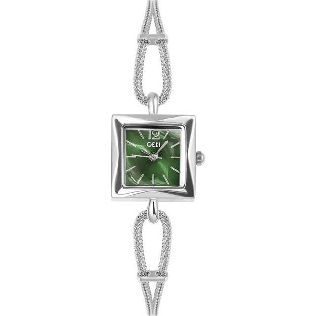 (silver green) Women's Watches Top Brand Luxury Gold Watch Women Quartz Watches Ladies