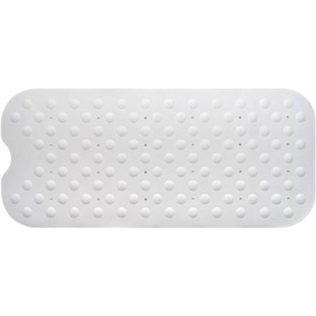 Orbit White Anti Slip Extra Long Bath Mat - One Size
