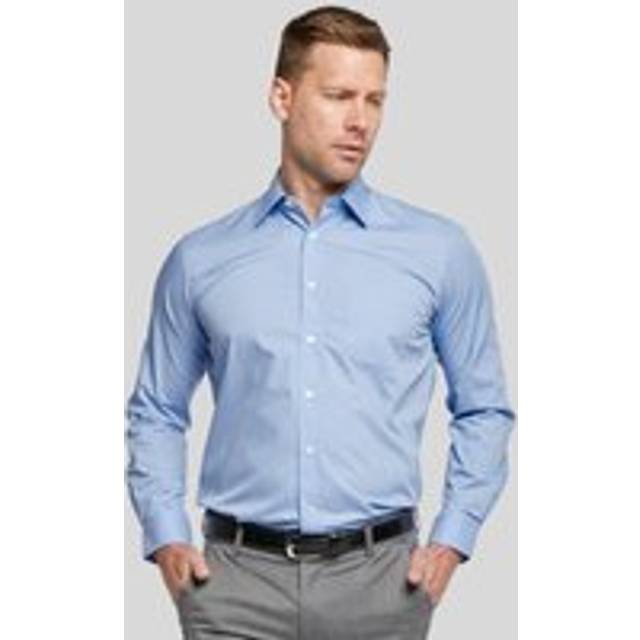 Cornflower Blue Classic Easy Care Long Sleeve Shirt - 15 in