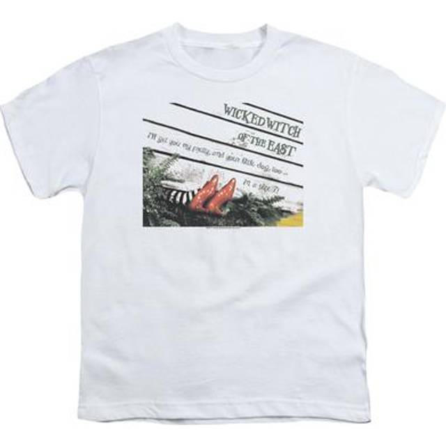 Trevco Sportswear OZ107-YT-4 Wizard of Oz Size 7 Youth Short Sleeve T-Shirt, White - Extra Large