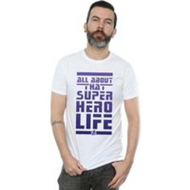 Avengers Endgame Superhero Life T-Shirt - White - XXL