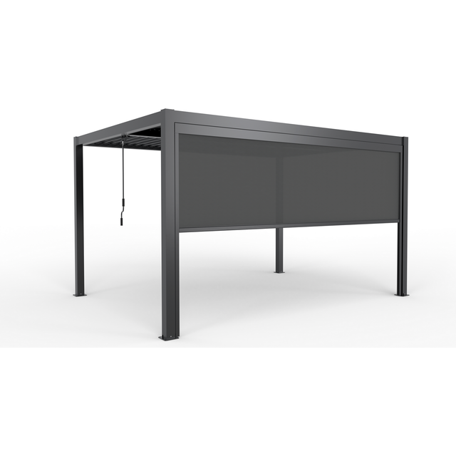 Ximax Pull Down Screens for Pergola Shade 3700 x 2180 mm Anthracite, Grey