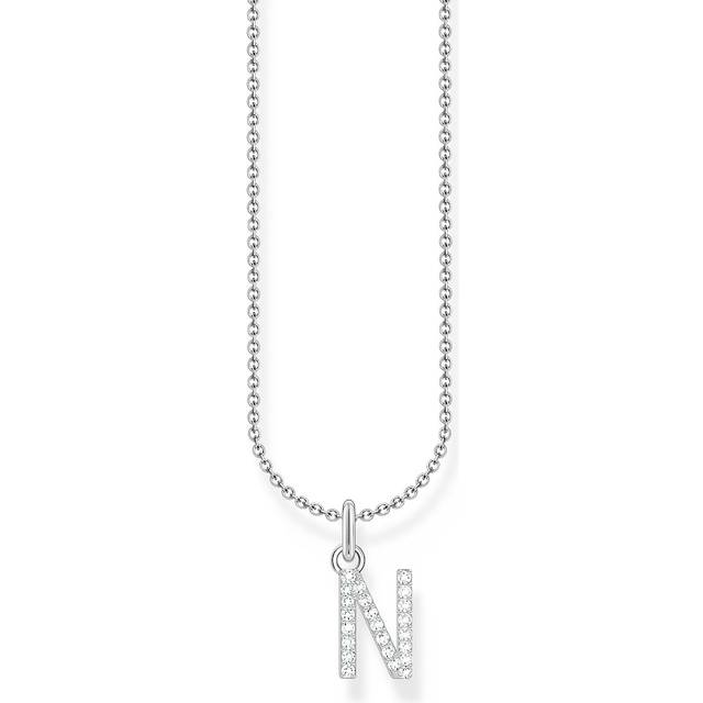 Thomas Sabo | Halsband med bokstaven N, silver | Silver | 38-45 cm