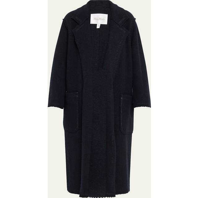 Coat MAX MARA Woman color Blue