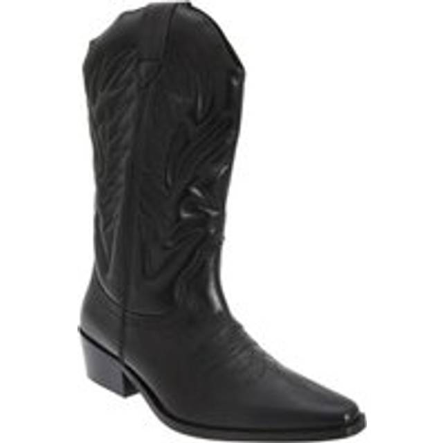 (9 UK, Black) Woodland Mens High Clive Western Cowboy Boots