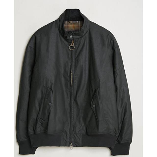 BARBOUR X BARACUTA WAXED BLACK JACKET