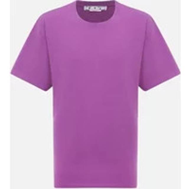Men's Off-White Diag Tab Oversized Fit Purple T-Shirt - Size: 40/Regular