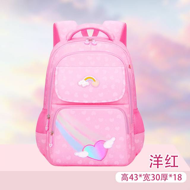 (Magenta) And Cute Spacious Backpack For Girls With Durable Material Ideal For School