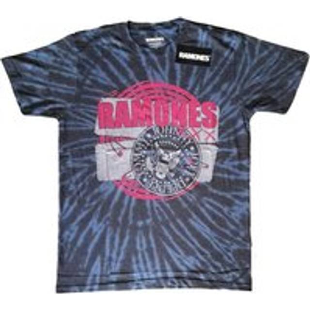 Punk Patch T-Shirt - Blue - M