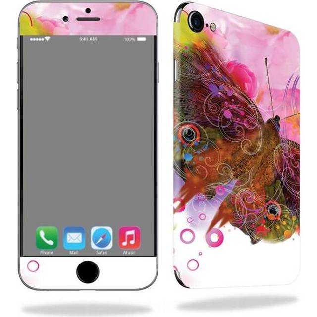 MightySkins APIPH7-Hippie Butterfly Skin Decal Wrap for Apple iPhone SE 2020 7 & 8 Sticker - Hippie Butterfly