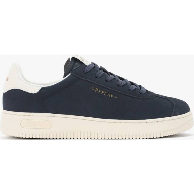 REPLAY Men&apos;s Epic M Navy Suede Trainers Mens Shoe Size: 7, Colour: Navy Suede