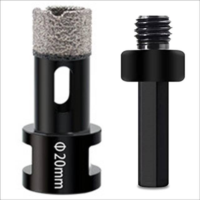 Diamond Core Drill Bits 20mm Tile Hole Saws for Tile Vacuum Brazed