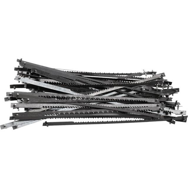 48Pcs 4 Inch 105mm Pinned Scroll Saw Blades Wood Cutting Blade for Dremel Moto Saw