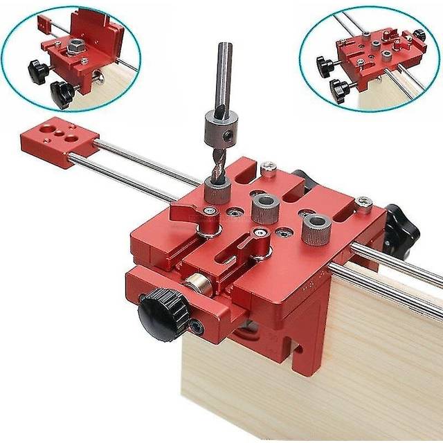 3 In 1 Woodworking Hole Drill Punch Positioner Guide Locator, Jig Joinery