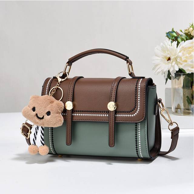 (StyleB) Designed Color Beautifully Block Womens Handbag Trendy Casual Shoulder Bag For Everyday Use