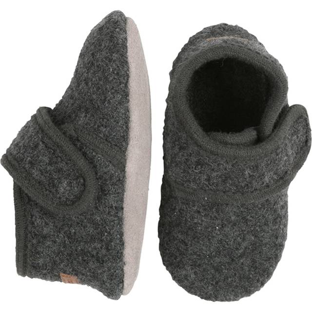 MELTON Classic Wool Slippers |Grå |23/24
