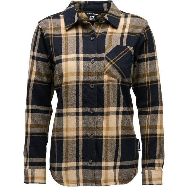 Black Diamond Project Flannel - Skjorta - Dam Khaki / Black Plaid S